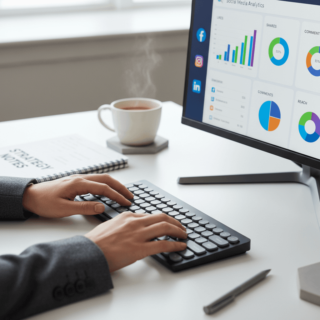 Social media content calendar and scheduling tools